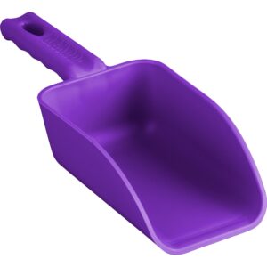 vikan remco 63008 color-coded plastic hand scoop - bpa-free food-safe kitchen utensils, restaurant and food service supplies, 16 oz, purple