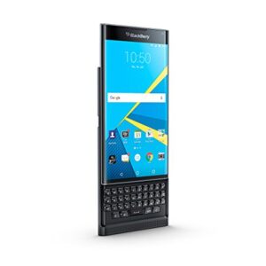 Blackberry PRIV Factory Unlocked GSM Android OS Security Phone with Slide-out Physical Keyboard and 18MP Camera - International Version (Black)