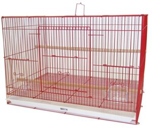 yml small breeding cage, 24 x 16 x 16, red