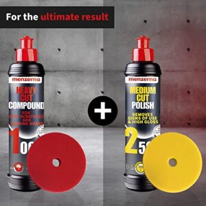 Menzerna Heavy Cut Compound 1000 8 fl oz - Car polish for the speedy removal of deep scratches using foam polishing pads