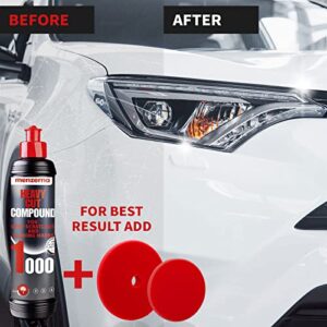 Menzerna Heavy Cut Compound 1000 8 fl oz - Car polish for the speedy removal of deep scratches using foam polishing pads