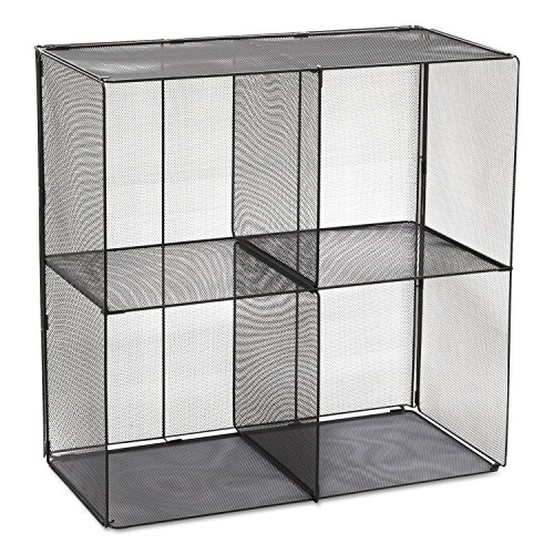 Safco 2172Bl Onyx Mesh Cube 28 1/2W X 14 1/2D X 28 1/2H Black