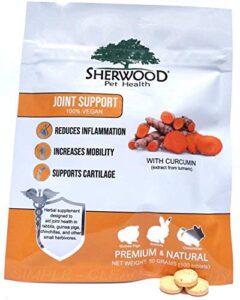 sherwood pet health vegan joint support (100 tablets - 50 grams)