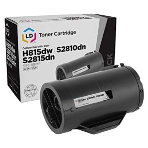 ld products compatible toner cartridge replacement for dell 593-bbmf 47gmh high yield (black) compatible with dell laser: h815dw, s2810dn & s2815dn