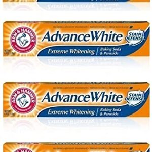 Arm and Hammer Advance Whitening Toothpaste .9 Oz Travel Size 4 Pk.