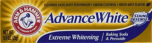 Arm and Hammer Advance Whitening Toothpaste .9 Oz Travel Size 4 Pk.