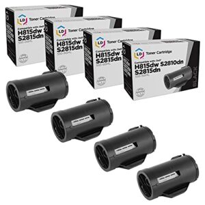 ld compatible toner cartridge replacement for dell 593-bbml f9g3n (black, 4-pack)