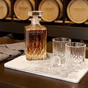 Viski Admiral 30 oz Liquor Decanter | Crystal Glass Liquor Dispenser for Whisky, Bourbon, Tequila, Brandy – Gift for Liquor Lovers