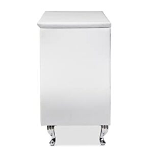 Baxton Studio BBT2039-White-Dresser Dressers, Medium, White