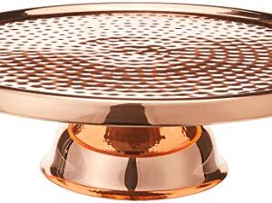 Godinger Cake Stand/Server, Copper Finish