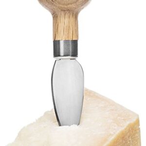 Sagaform Oak and Stainless Cheese Knife Set 3-Piece