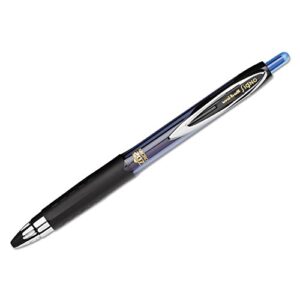 uni-ball 61256 Signo Gel 207 Roller Ball Retractable Gel Pen Blue Ink Micro Fine Dozen