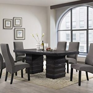 Kings Brand Furniture Bierce Table, Black