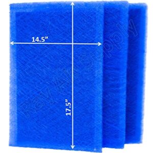 RAYAIR SUPPLY 16x20 Pristine Air Cleaner Replacement Filter Pads 16X20 Refills (3 Pack)