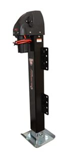 bulldog cases reese 185400 bulldog velocity series powered trailer jack, side mount, 12,000 lbs. support capacity, bolt-on, 24' travel