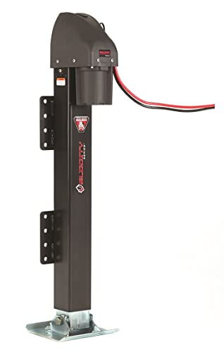 Bulldog Cases Reese 185400 Bulldog Velocity Series Powered Trailer Jack, Side Mount, 12,000 lbs. Support Capacity, Bolt-On, 24' Travel