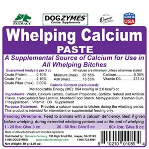 Canine Whelping Calcium Paste