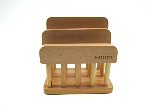 LENITH Wooden Dual Cutting Board Rack Chopping Board Organizer Stand Holder Kitchen