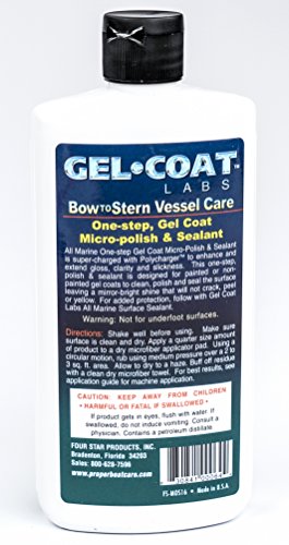 Gel Coat Labs One-Step Gel Coat Micro-Polish & Sealant, 16 fl. Oz.