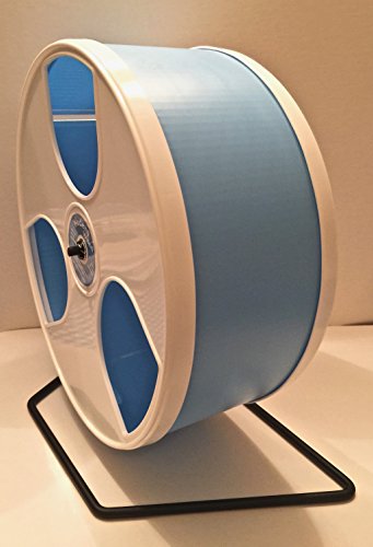 12" Chinchilla, Hedgehog Wide Track Wheel-Light Blue Track/White Panels