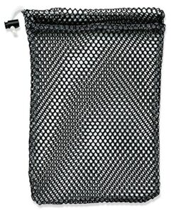 handy laundry mesh stuff bag - durable mesh bag with sliding drawstring cord locking closure.