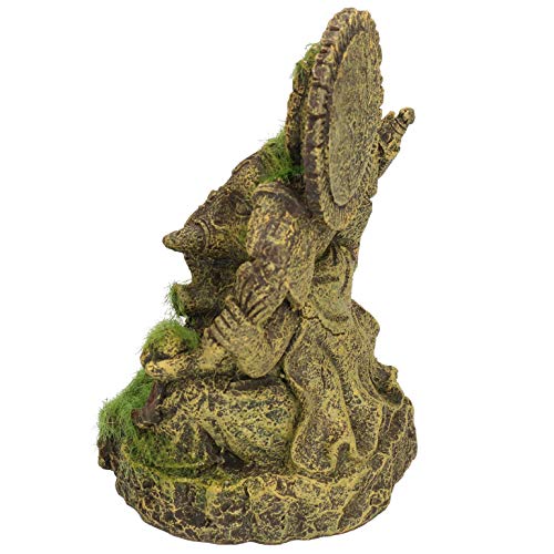 Blue Ribbon 006159 Exotic Environments Ganesha Statue with Moss