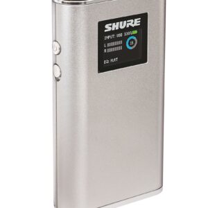 Shure SHA900 Portable Listening Amplifier, Enhanced Audio Control with DAC Conversion for use In-Line between Digital Audio Sources and Headphones or Earphones, includes 4-Band Parametric EQ