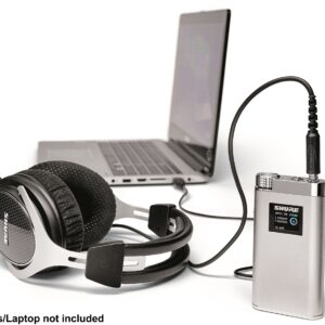 Shure SHA900 Portable Listening Amplifier, Enhanced Audio Control with DAC Conversion for use In-Line between Digital Audio Sources and Headphones or Earphones, includes 4-Band Parametric EQ