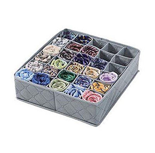 Underwear Drawer Closet Organizers Dividers, AStorePlus® 30 Compartments Ties Bra Panty Socks Wardrobe Organizer Storage --US SHIPPING