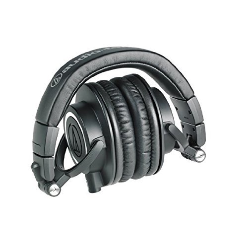 audio-technica ATH-M50x Professional Studio Monitor Headphones (Renewed)