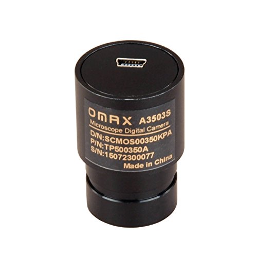 OMAX 640x480 USB Digital Microscope Camera Compatible with Windows XP Through Windows 10