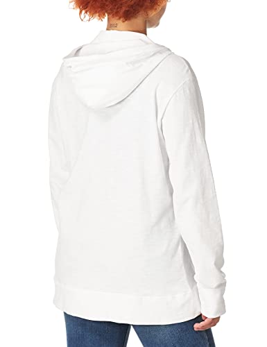 Hanes womens Slub Jersey fashion hoodies, White, X-Large US