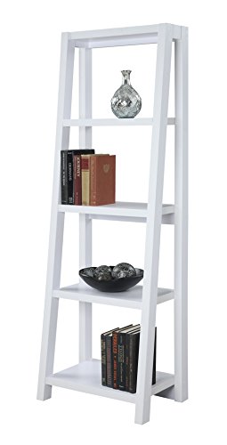 Convenience Concepts Newport Lilly Bookcase, White