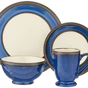 Pfaltzgraff Everyday Catalina Cobalt 16-Piece Dinnerware Set, Service for 4