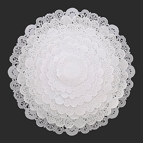 Royal 6 Inch Disposable Paper Lace Doilies, Package 1000