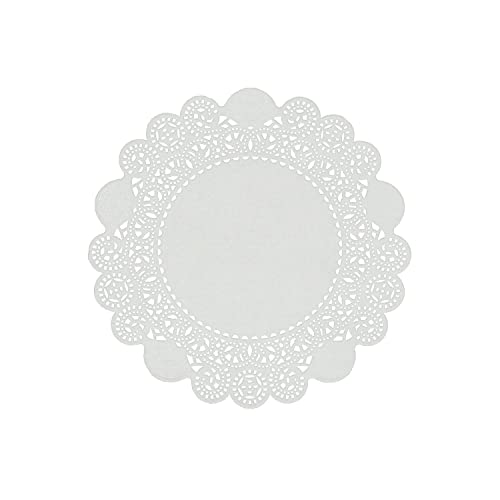 Royal 6 Inch Disposable Paper Lace Doilies, Package 1000