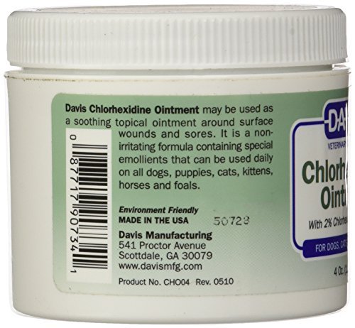 Davis 2% Chlorhexidine Ointment, 4 oz