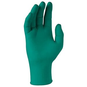 kimberly-clark spring green nitrile exam gloves (43437), 4.7 mil, ambidextrous, 9.5”, xs, 200 gloves / box