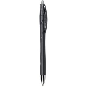 BIC Atlantis Comfort Retractable Ballpoint Pen, Medium Point (1.0mm), Black, Comfortable Grip For Added Control, 3-Count