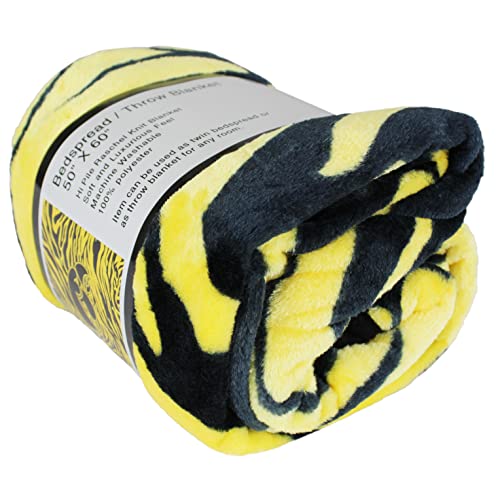 College Covers Iowa Hawkeyes Raschel Throw Blanket, 60 in by 50 in