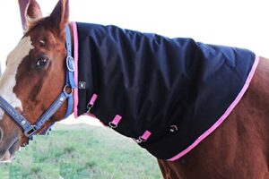challenger medium horse 1200d waterproof winter mane neck cover blanket 52011