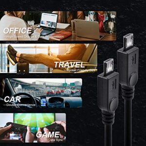 UCEC Dual Micro USB Splitter Charge Cable Power up to Two Micro USB Devices at Once from a Single USB Port (1pack)