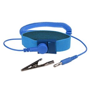 Anti Static Wrist Straps - 3 Pack - Reusable Anti-Static Wrist Straps equipped with Grounding Wire and Alligator Clip - Enables you to Ground Yourself while working on Sensitive Electronics