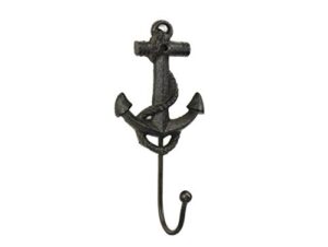 cast iron anchor hook 7 inch - anchor decoration - nautical wall hook