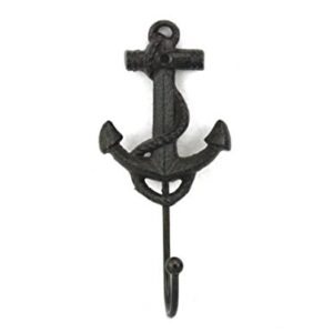 Cast Iron Anchor Hook 7 Inch - Anchor Decoration - Nautical Wall Hook