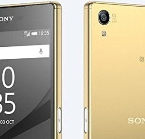 Sony Xperia Z5 Premium E6853 Factory Unlocked Phone, 5.5-Inch 4K UHD Display, Gold International Version