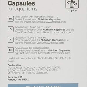 Tropica Plant Care Nutrition Capsules for Freshwater Planted Aquariums