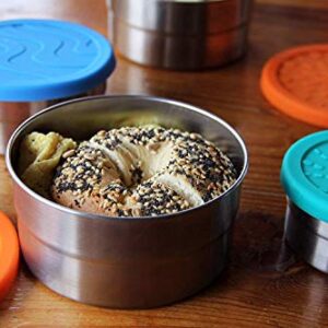 Ecolunchbox Seal Cup Trio 3-Piece Nesting Stainless Steel Leak-Proof Food Storage Containers