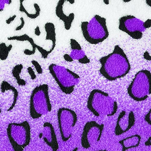 Home Must Haves Purple Leopard Animal Warm Soft Plush Cozy Fleece Comfy Throw Bed Sofa Couch Picnic Premium Blanket Queen Size