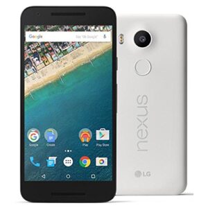 lg nexus 5x h790 32gb memory unlocked gsm smart phone, 5.2" quartz white
